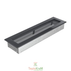 Вентиляційна решітка Kratki 42G 11x42 см, графітова