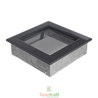 Вентиляційна решітка Kratki 17G 17x17 см, графітова