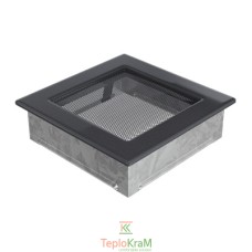 Вентиляционная решетка Kratki 17G 17x17 см, графитовая
