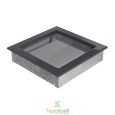 Вентиляционная решетка Kratki 22G 22x22 см, графитовая