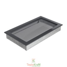 Вентиляционная решетка Kratki 22/37G 22x37 см, графитовая
