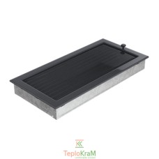 Вентиляционная решетка Kratki 22/45GX 22x45 см, графитовая, с жалюзи