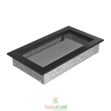 Вентиляционная решетка Kratki 30C 17x30 см, черная