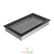 Вентиляционная решетка Kratki 22/37C 22x37 см, черная