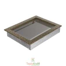 Вентиляционная решетка Kratki 22/30CZ 22x30 см, черно-золотая