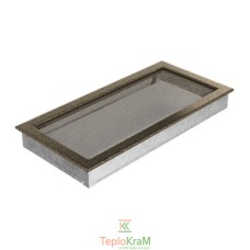 Вентиляційна решітка Kratki 22/45CZ 22x45 см, чорно-золота