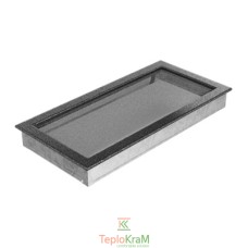 Вентиляційна решітка Kratki 22/45CS 22x45 см, чорно-срібна