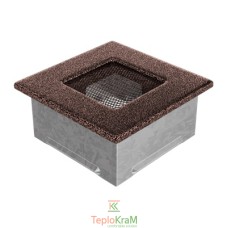 Вентиляционная решетка Kratki 11M 11x11 см, медная