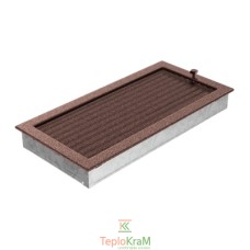 Вентиляционная решетка Kratki 22/45MX 22x45 см, медная, с жалюзи