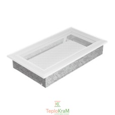 Вентиляционная решетка Kratki Oskar 30OB 17x30 см, белая