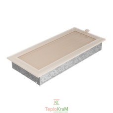 Вентиляционная решетка Kratki Oskar 37OKX 17x37 см, кремовая, с жалюзи