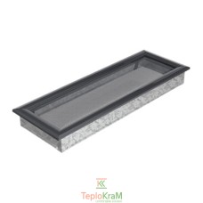 Вентиляционная решетка Kratki Oskar 49OG 17x49 см, графитовая
