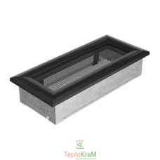 Вентиляційна решітка Kratki Oskar 24OC 11x24 см, чорна