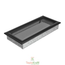 Вентиляционная решетка Kratki Oskar 37OC 17x37 см, черная