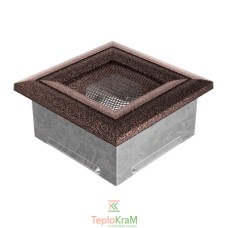 Вентиляційна решітка Kratki Oskar 11OMI 11x11 см, мідна