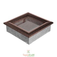 Вентиляційна решітка Kratki Oskar 17OMI 17x17 см, мідна