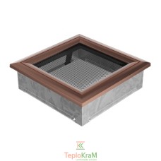 Вентиляційна решітка Kratki Oskar 17OM 17x17 см, мідна (гальвінічна)