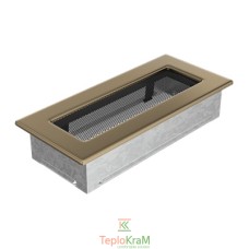 Вентиляционная решетка Kratki 24ZG 11x24 см, золото (гальвиническая)