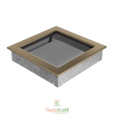 Вентиляційна решітка Kratki 22ZG 22x22 см, золото (гальвінічна)