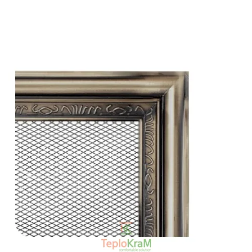 Вентиляційна решітка Kratki 22R 22x22 см, рустикальна
