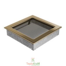 Вентиляционная решетка Kratki 22Z 22x22 см, позолоченная