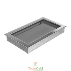 Вентиляционная решетка Kratki 22/37N 22x37 см, никелированная