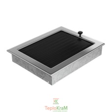 Вентиляционная решетка Kratki 22/30NX 22x30 см, никелированная, с жалюзи
