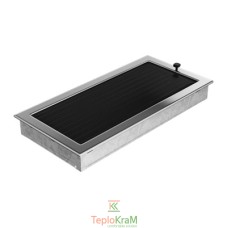 Вентиляционная решетка Kratki 22/45NX 22x45 см, никелированная, с жалюзи