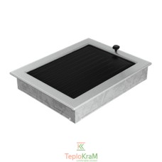 Вентиляционная решетка Kratki 22/30SZX 22x30 см, шлифованная, с жалюзи