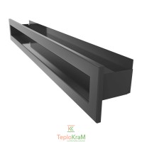 Вентиляционная туннельная решетка Kratki KRATKA/MILA/TUNEL/M 12x90 см, графитовая
