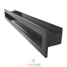 Вентиляційна тунельна решітка Kratki KRATKA/MILA/TUNEL/M 12x90 см, графітова