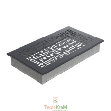 Вентиляційна решітка Kratki 30ABC/G 17x30 см, графітова