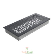 Вентиляційна решітка Kratki 37ABC/G 17x37 см, графітова