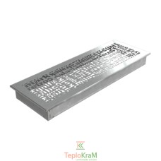 Вентиляционная решетка Kratki 49ABC/SZ 17x49 см, шлифованная