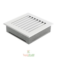 Вентиляційна решітка Kratki 17B/FRESH 17x17 см, біла