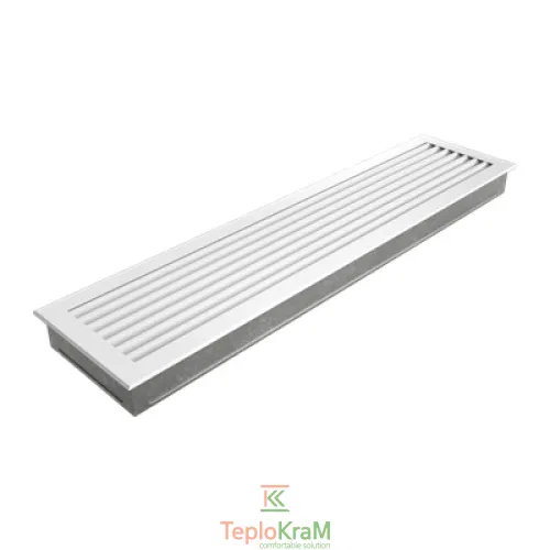 Вентиляційна решітка Kratki 70B/FRESH 17x70 см, біла