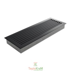Вентиляційна решітка Kratki 49G/FRESH 17x49 см, графітова