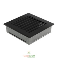 Вентиляционная решетка Kratki 17C/FRESH 17x17 см, черная