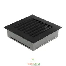 Вентиляційна решітка Kratki 17C/FRESH 17x17 см, чорна