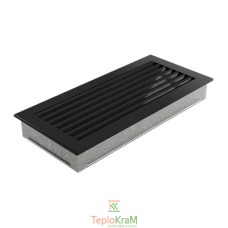 Вентиляційна решітка Kratki 37C/FRESH 17x37 см, чорна