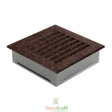 Вентиляционная решетка Kratki 17M/FRESH 17x17 см, медная