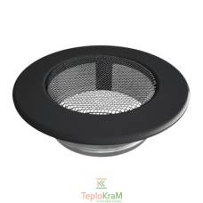 Вентиляционная решетка Kratki круглая FI/100G, графитовая