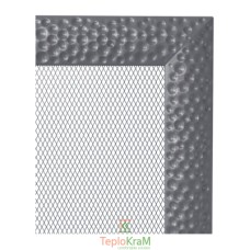 Вентиляционная решетка Kratki VENUS 24VG 11x24 см, графитовая