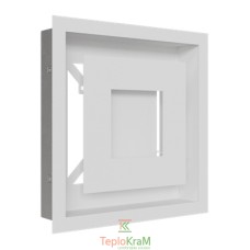Вентиляционная решетка Kratki 22B/WIND 22x22 см, белая