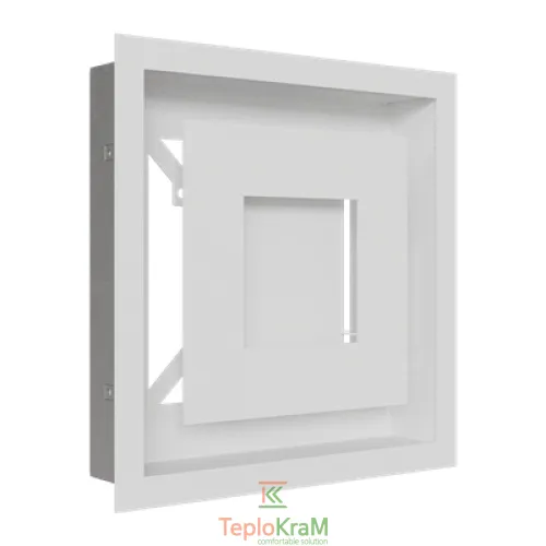 Вентиляционная решетка Kratki 22B/WIND 22x22 см, белая