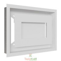 Вентиляційна решітка Kratki 22/30B/WIND 22x30 см, біла