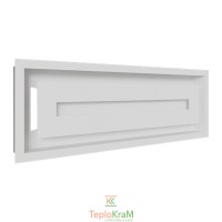 Вентиляційна решітка Kratki 49B/WIND 17x49 см, біла