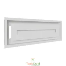 Вентиляційна решітка Kratki 49B/WIND 17x49 см, біла