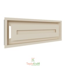 Вентиляционная решетка Kratki 49K/WIND 17x49 см, кремовая