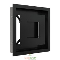 Вентиляційна решітка Kratki 22C/WIND 22x22 см, чорна